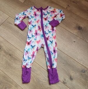 3-6 Months Butterfly Bamboo Sleeper